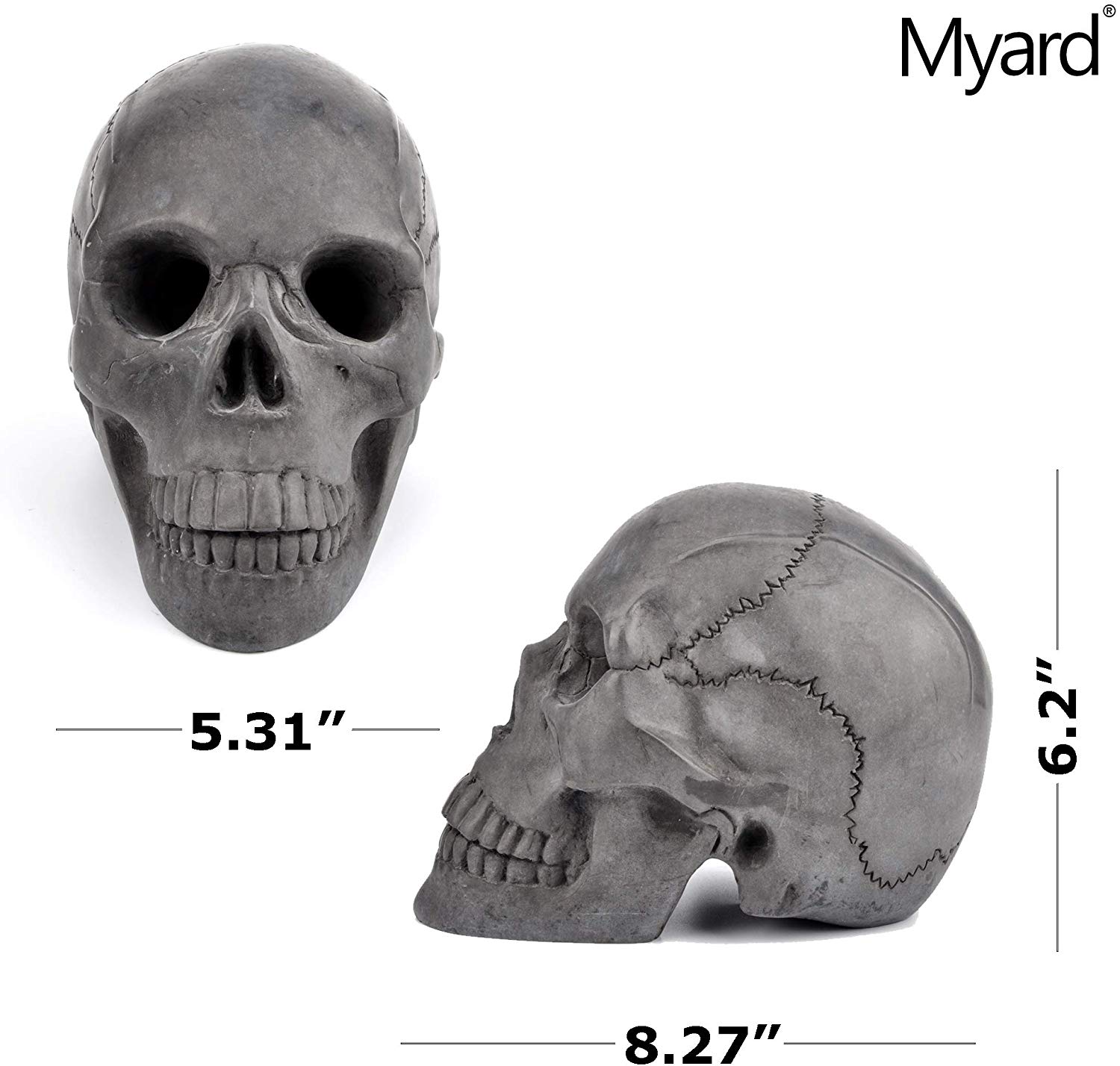 Mayard Imitation Human Skull For Fire Pits